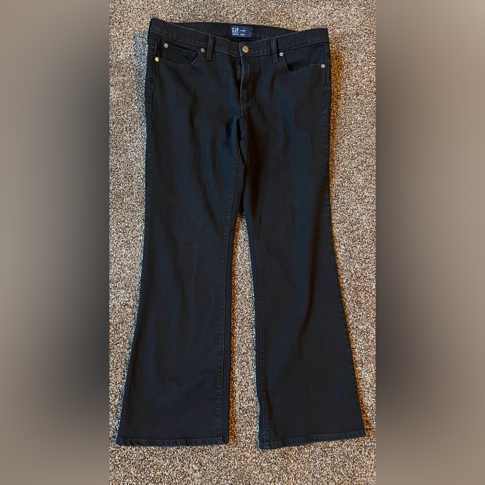 Gap Black Bootcut Denim Jeans
